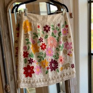 ⭐️SALE!!! Maeve Anthropologie Floral Lace Skirt⭐️